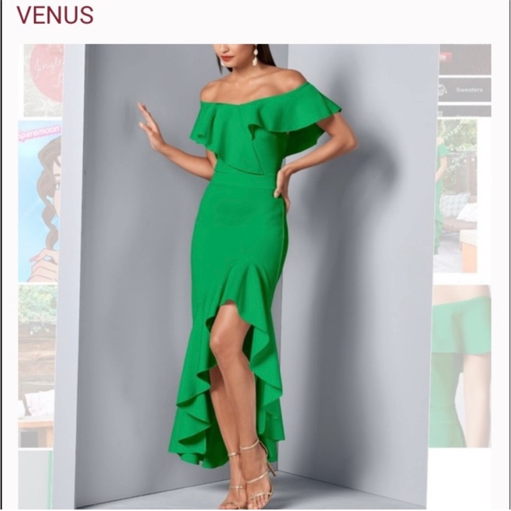 Venus high low women’s evening dress